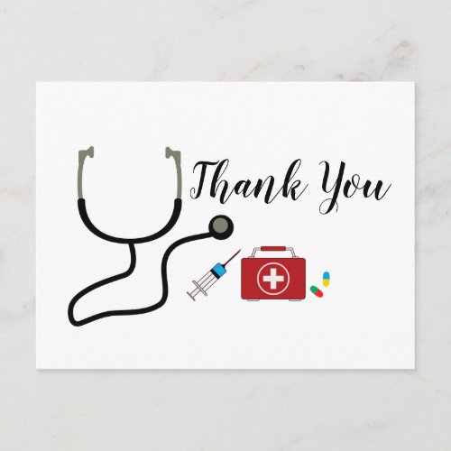 Doctor  Nursing Medical thank you card