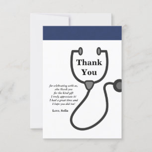 Doctor , Nursing, Medical thank you card