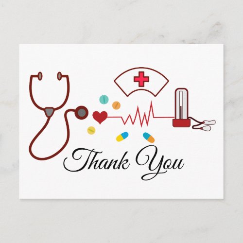 Doctor  Nursing Medical thank you card