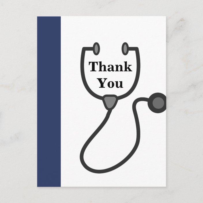 Doctor , Nursing, Medical thank you card | Zazzle.com