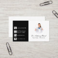 Doctor Obstetrician-Gynecologist OBGYN elegant Business Card | Zazzle