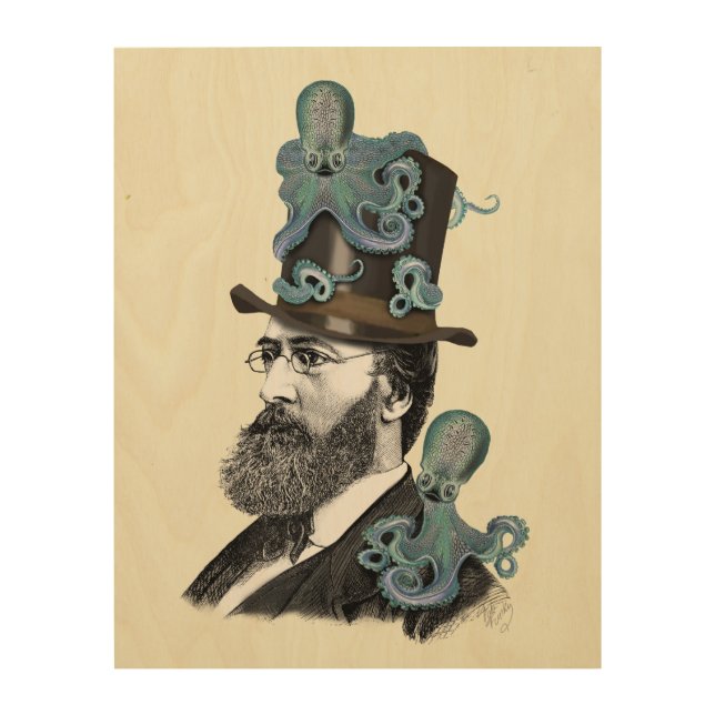 Doctor Octopus Wood Wall Art (Front)