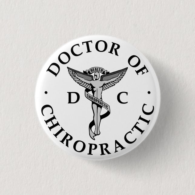 Doctor of Chiropractic Logo Button (Front)