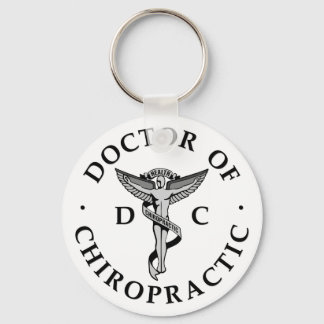 Doctor of Chiropractic Logo Keychain