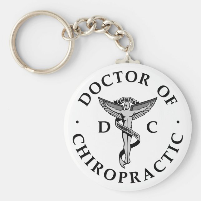 Doctor of Chiropractic Logo Keychain (Front)