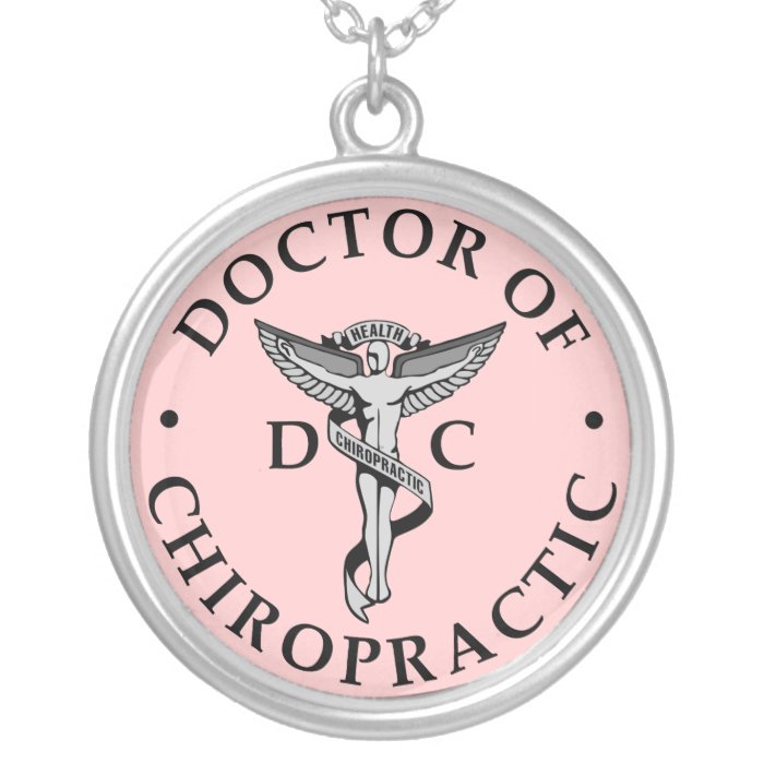 Doctor of Chiropractic Logo Necklace