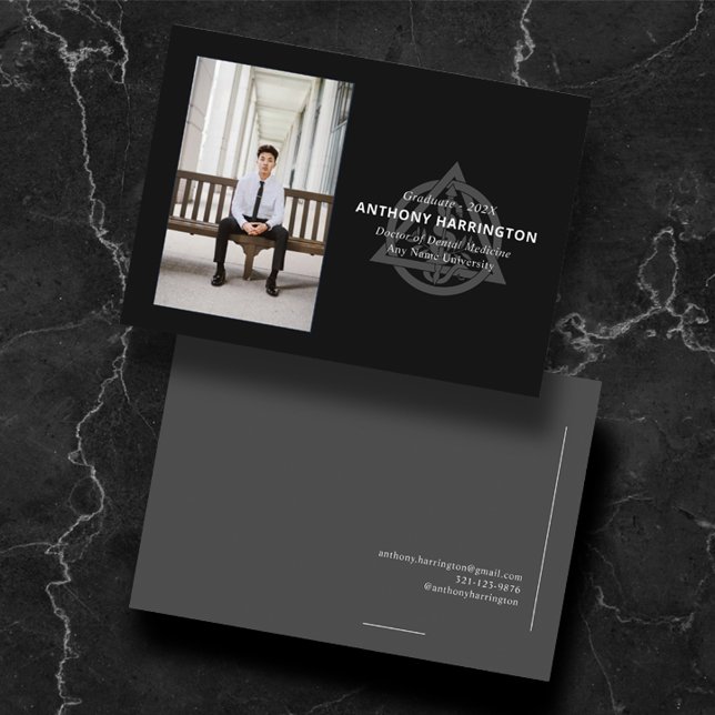 Doctor of Denistry Black Dark Gray Announcement (Creator Uploaded)