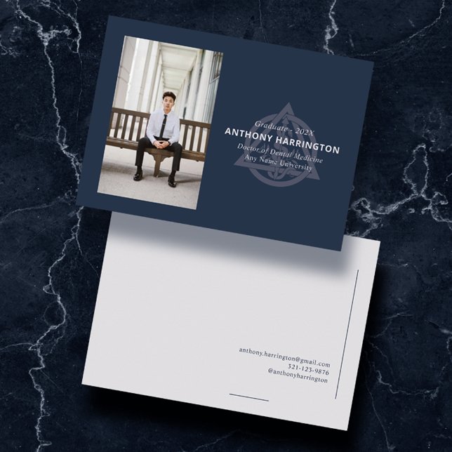 Doctor of Denistry Navy Blue Announcement (Creator Uploaded)