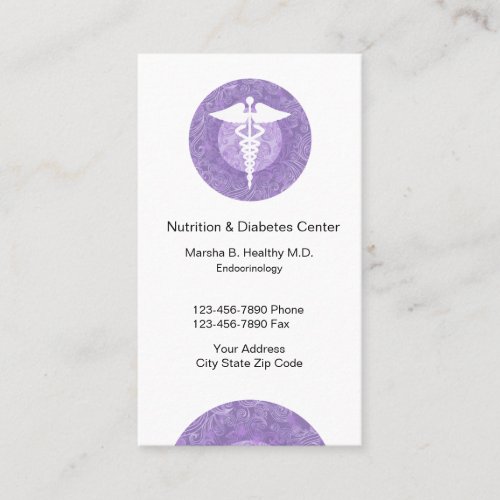 Doctor Of Endocrinology And Nutrition Appointment Card