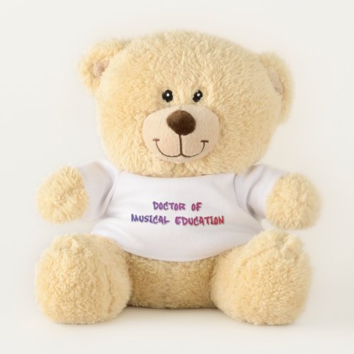 Doctor of Musical Education Teddy Bear