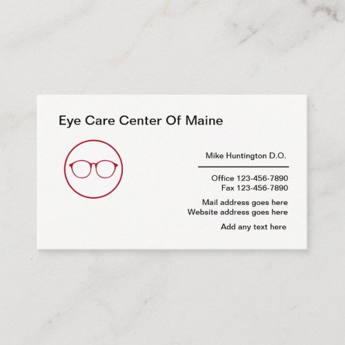 Doctor Of Osteopathic Medical Business Cards