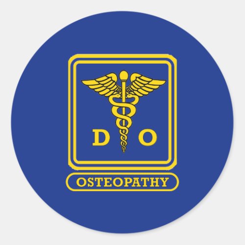 Doctor of Osteopathic Medicine Classic Round Sticker