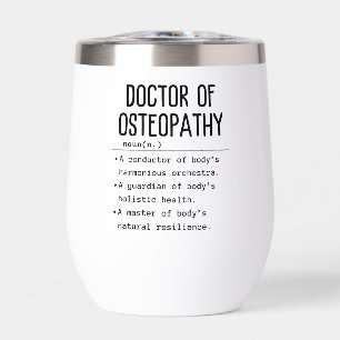 Doctor of Osteopathy Thermal Wine Tumbler