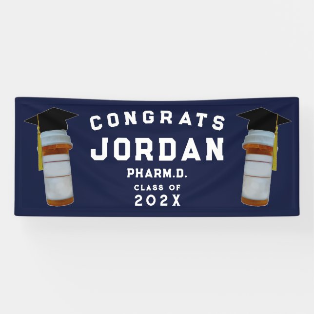 Doctor of Pharmacy Congrats Banner (Horizontal)