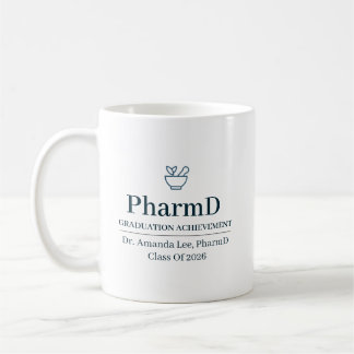 Doctor of Pharmacy Custom Name Since Year Coffee Mug
