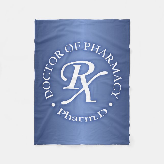 Doctor of Pharmacy Fleece Blanket (Front)