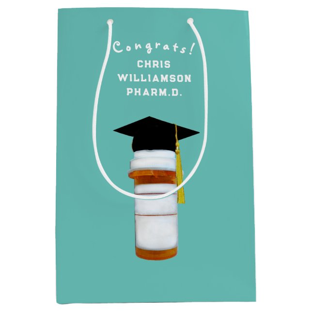 Doctor of Pharmacy Graduation Medium Gift Bag (Front)