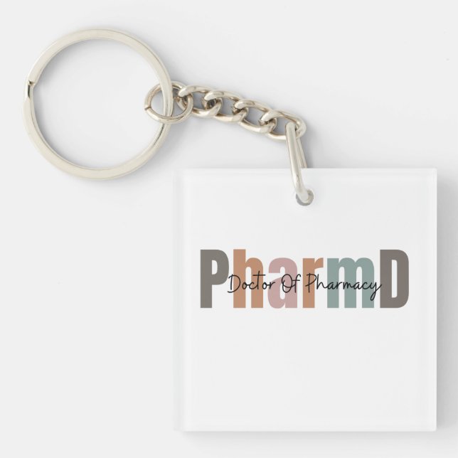 Doctor Of Pharmacy Keychain (Front)