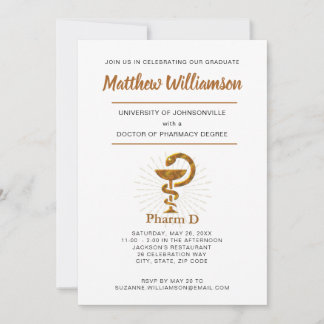 Doctor of Pharmacy School Graduation Symbol Announcement