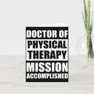Doctor of physical therapy graduation dpt grads dp card