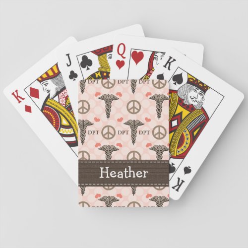 Doctor of Physical Therapy Playing Cards