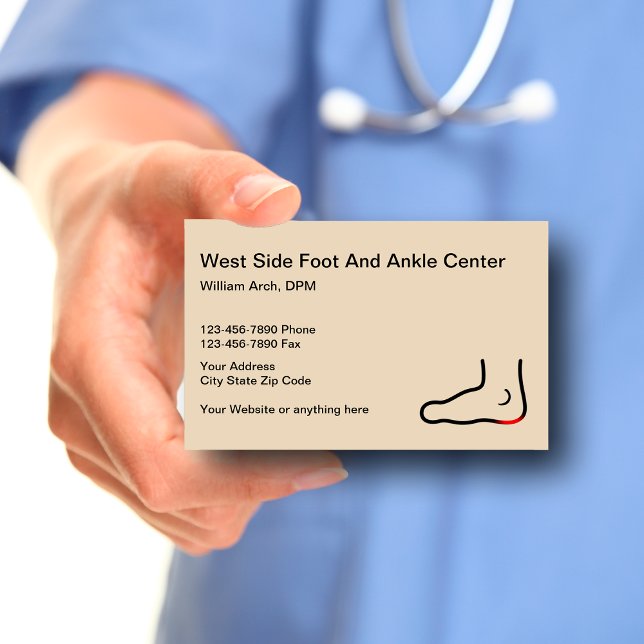 Doctor Of Podiatry Office Business Card (Creator Uploaded)