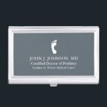 Doctor of PodiatryPersonalized Business Card Case<br><div class="desc">Custom business card holder tailored to a doctor of podiatrist.</div>