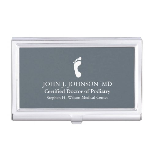 Doctor of PodiatryPersonalized Business Card Case