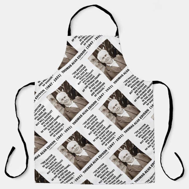 Doctor Of The Future Give No Medicine Prevention Apron (Front)