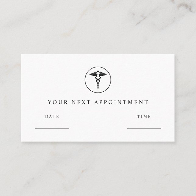 Doctor Office Appointment Card (Front)