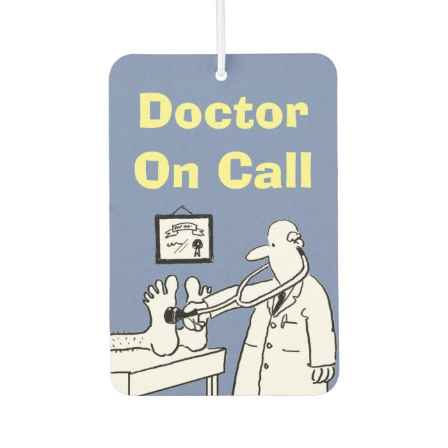 Doctor On Call Car Air Freshener (Front)