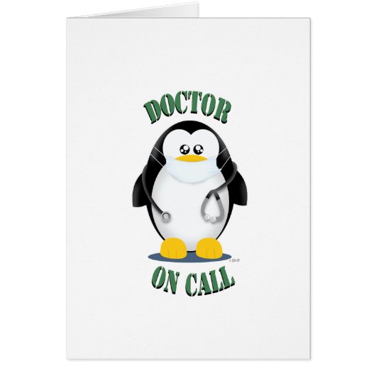 Doctor on Call Penguin Cards (Front)
