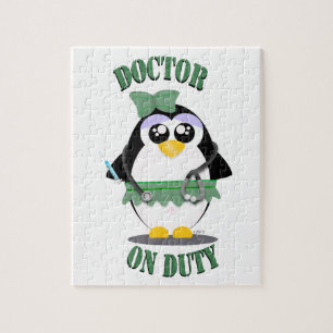 Doctor on Duty Penguin (female) Jigsaw Puzzle