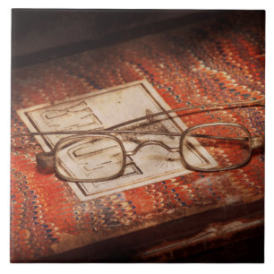 Doctor - Optician - Reading glasses Ceramic Tile