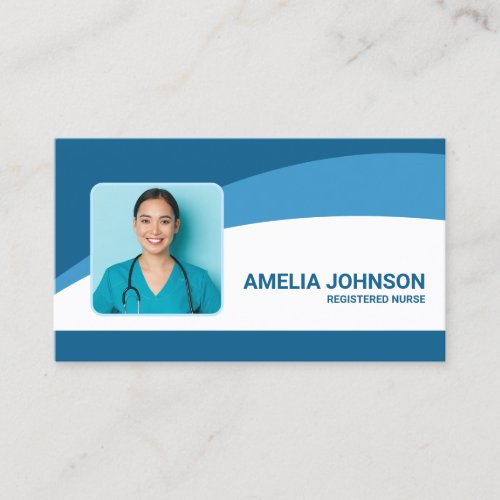 Doctor or Nurse Custom Photo Business Card