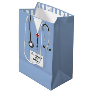Doctor or Nurse Graduation Medium Gift Bag
