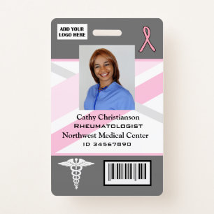 Doctor or nurse Name Badge Scanner Code