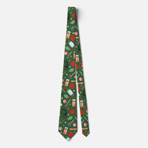 Doctor or Nurse Novelty Christmas Holiday Neck Tie