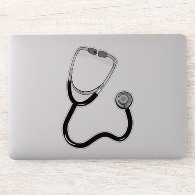 Doctor or Nurse Stethoscope Sticker (Computer)