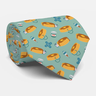 Doctor Pancakes Pale Green Neck Tie