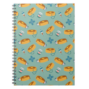 Doctor Pancakes Pale Green Notebook