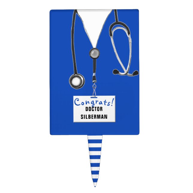 Doctor Party Cake Topper (Front)