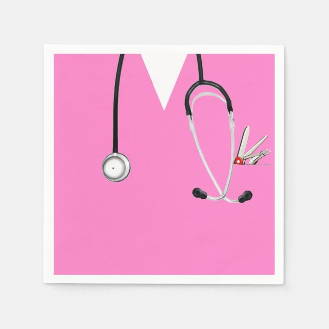 Doctor Party Napkins (Front)