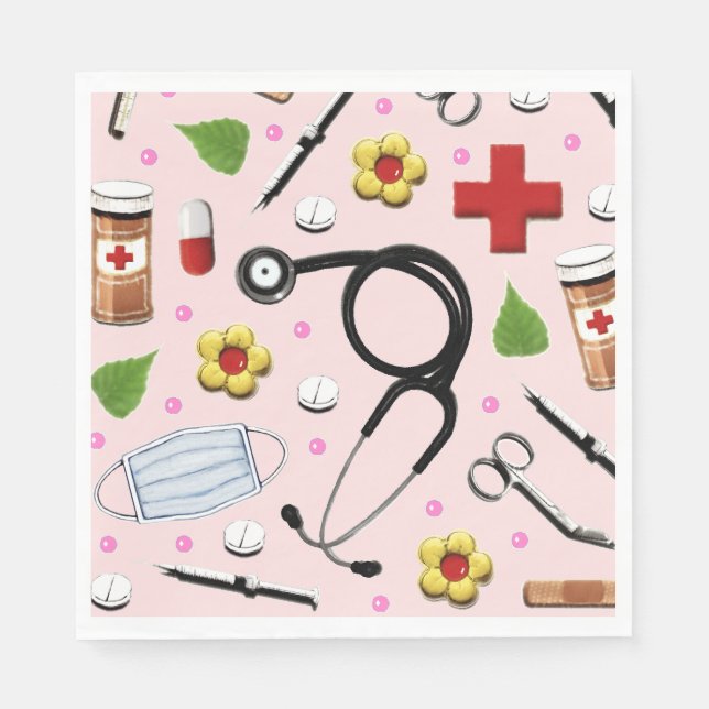 Doctor Party Napkins (Front)