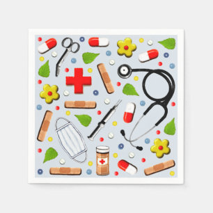 Doctor Party Napkins