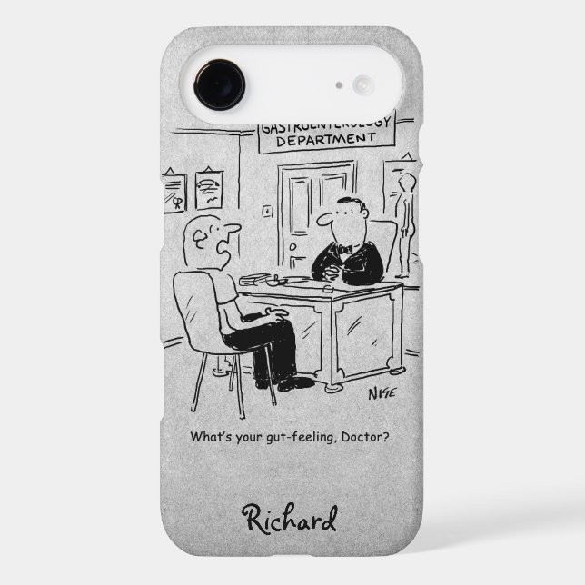 Doctor & Patient in Doctor's Surgery - Gut Feeling Case-Mate iPhone Case (Back)