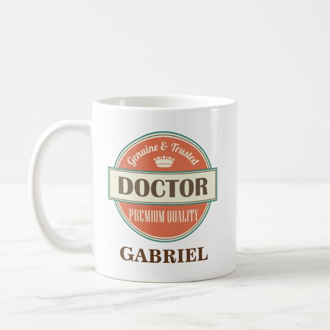 Doctor Personalized Office Mug Gift (Left)