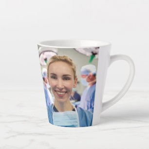 Doctor Photo Customize Personalize Latte Mug