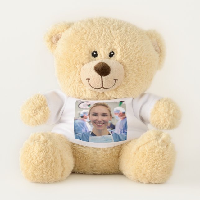 Doctor Photo Customize Personalize Teddy Bear (Front)