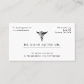 Family Practice Doctor Caduceus Appointment And Business Card